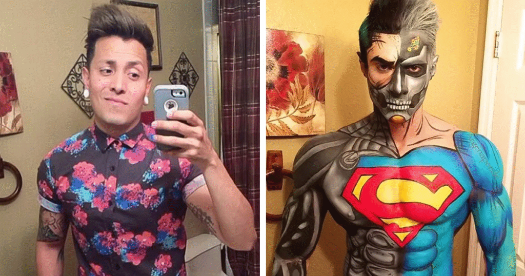 Makeup Artist Turns Himself Into Superheroes With Nothing But Makeup