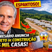 Empresário Roberto Justus anuncia projeto de construção de 5 mil casas