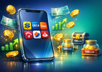 5 bancões com apps que rendem mais que a poupança