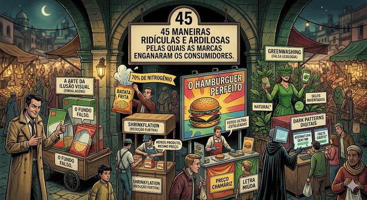 45 maneiras ridículas e ardilosas pelas quais as marcas enganaram os consumidores