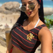 torcedoras do flamengo vestindo o manto sagrado do clube