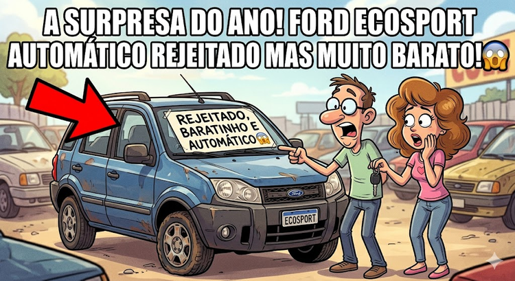 Ford EcoSport - Automático, mas muito barato